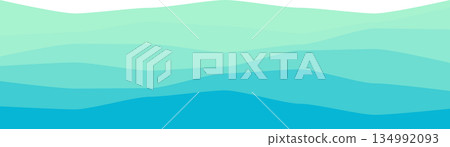 Abstract ocean wave in gradient blue design Abstract ocean wave in gradient blue design 134992093