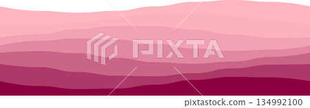 Abstract pink wave pattern for design and decor projects 134992100