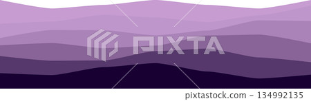 Abstract wave pattern in purple tones for design use 134992135