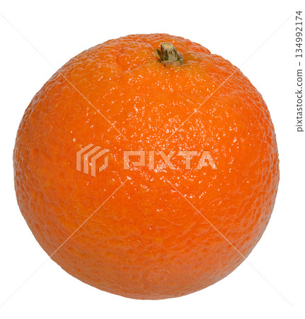 Fresh ripe orange on isolated background 134992174