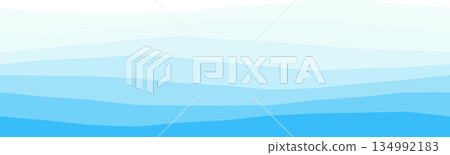 Serene ocean wave layers for tranquil design background Serene ocean wave layers for tranquil design background 134992183