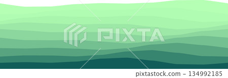 Abstract green wave pattern for modern design Abstract green wave pattern for modern design 134992185