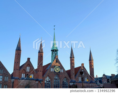 Heligen Geist hospital or Holy Spirit Hospital in Lubeck, Germany Heligen Geist hospital or Holy Spirit Hospital in Lubeck, Germany 134992296