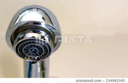 Water Drop From Faucet Aerator 134992345