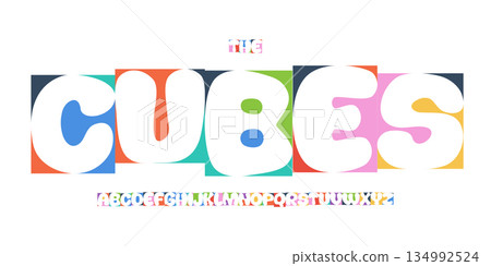 Color Font Logo Alphabet Vector Fun Letter Set Blocky Typography, Art Typographic Design for Kids Zone Title Text, Toy Typo Poster Headline, Type Fest Logotype, Colorful Fonts. Vector Typeface. Color Font Logo Alphabet Vector Fun Letter Set Blocky Typography, Art Typographic Design for Kids Zone Title Text, Toy Typo Poster Headline, Type Fest Logotype, Colorful Fonts. Vector Typeface. 134992524