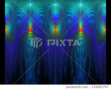 Imaginatory fractal abstract background Image Imaginatory fractal abstract background Image 134992747