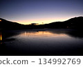 Lake Shirakaba at dusk 134992769