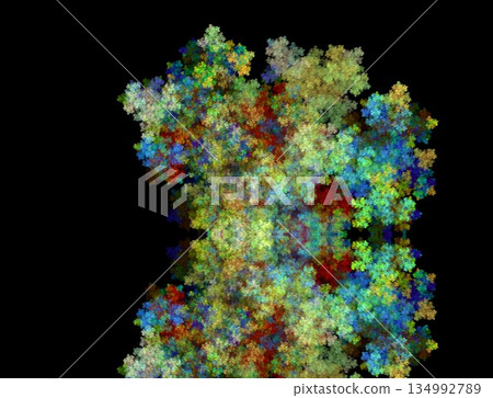 Imaginatory fractal abstract background Image 134992789