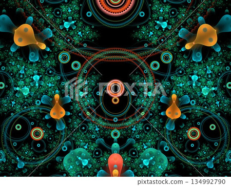 Imaginatory fractal abstract background Image 134992790