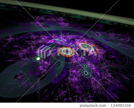 Imaginatory fractal abstract background Image Imaginatory fractal abstract background Image 134993108