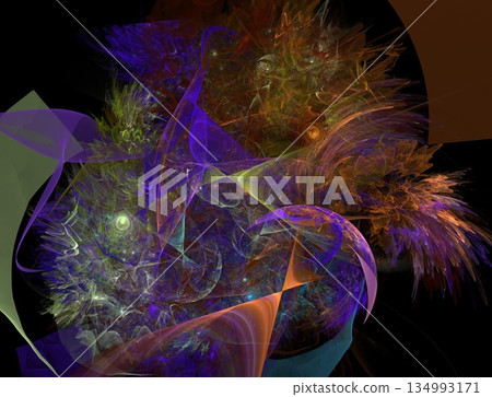Imaginatory fractal abstract background Image Imaginatory fractal abstract background Image 134993171