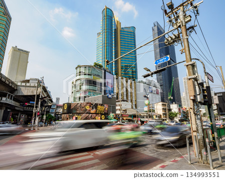 Bangkok cityscape in Thailand, around Sukhumvit Bangkok cityscape in Thailand, around Sukhumvit 134993551