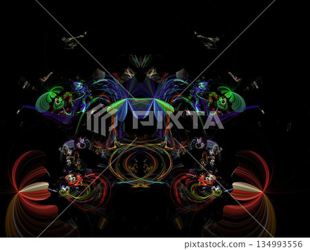 Imaginatory fractal abstract background Image Imaginatory fractal abstract background Image 134993556