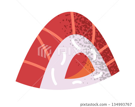 Maguro sushi menu sticker design 134993767