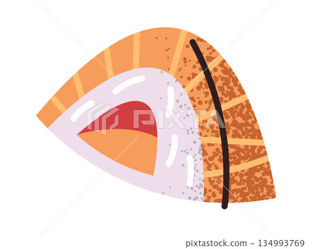 Sushi sticker Asian food menu 134993769