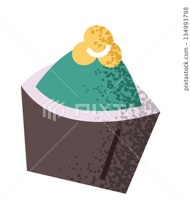 Tasty sushi sticker oriental snack 134993798