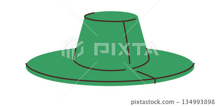 Green hat summer fashion headwear 134993898