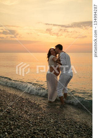 The Kiss Under The Sunset Light The Kiss Under The Sunset Light 134994287