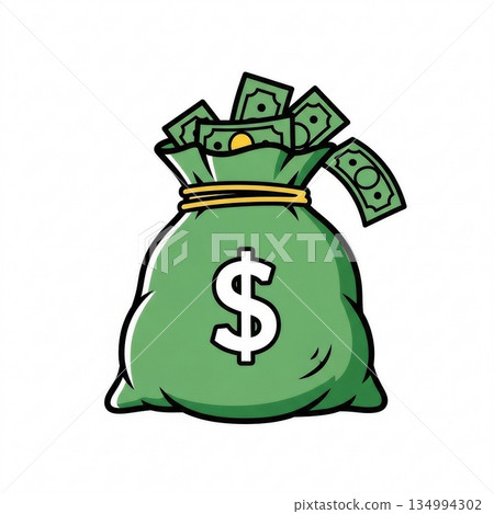 Simple dollar sign money bag 10 Simple dollar sign money bag 10 134994302