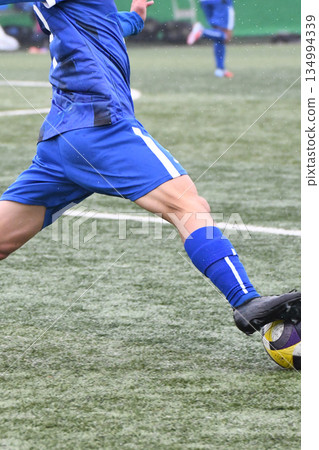 Soccer player to dribble Soccer player to dribble 134994339