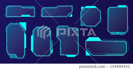 Creative UI Elements for Futuristic Projects Creative UI Elements for Futuristic Projects 134994341