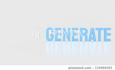 Generative Artificial Intelligence Concept for Digital Creation 3d render. 134994565