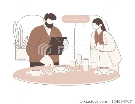 Event venue preparation isolated cartoon vector illustrations. Event venue preparation isolated cartoon vector illustrations. 134994707