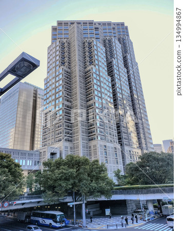 從中央公園看到的東京都廳大樓 134994867