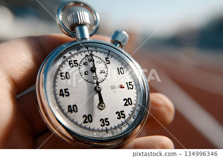 秒錶象徵時間的緊迫性 134996346