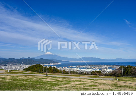 Mt. Fuji from Nihondaira, Shizuoka Prefecture 134996499