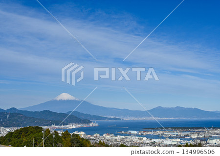 Mt. Fuji from Nihondaira, Shizuoka Prefecture 134996506