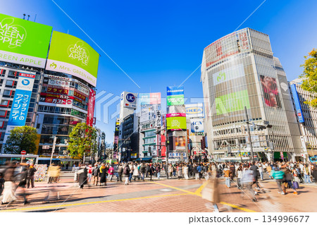 澀谷站前十字路口 134996677