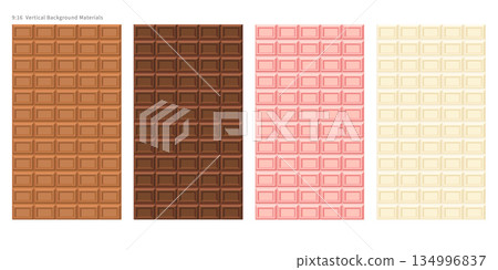 9:16 直式版巧克力背景圖，適用於社群媒體（4 張一套）| 直式背景素材 134996837