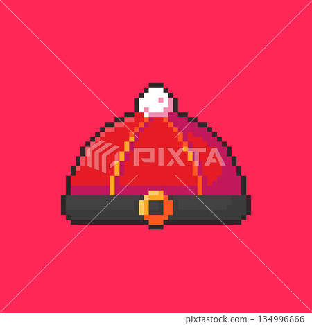 Pixel Art Chinese New Year Hat Game Asset 134996866