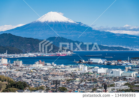 Mt. Fuji from Nihondaira, Shizuoka Prefecture 134996993
