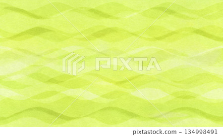 A stylish green pattern made with traditional Japanese "Tachiwaku" patterns 134998491