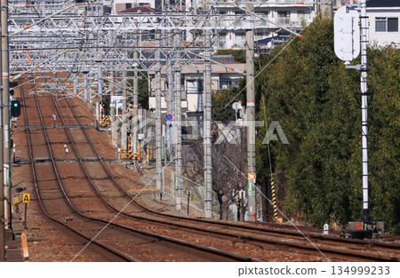 阪急今津北線,小林至仁川之間的軌道 阪急今津北線,小林至仁川之間的軌道 134999233