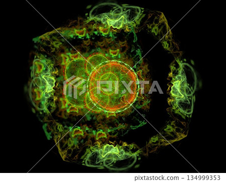 Imaginatory fractal abstract background Image 134999353