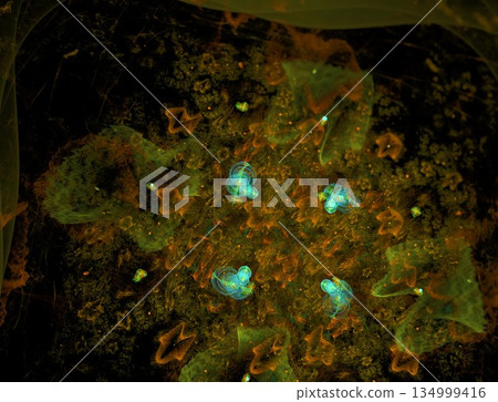 Imaginatory fractal abstract background Image Imaginatory fractal abstract background Image 134999416