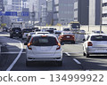 Morning traffic jam Route 423 Shin-Midosuji driving image 134999922