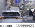 Morning traffic jam Route 423 Shin-Midosuji driving image 134999923