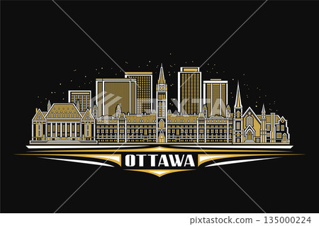 Vector illustration of Ottawa Vector illustration of Ottawa 135000224
