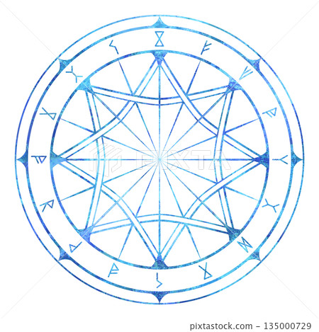魔法陣（淺藍色） 135000729