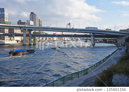 Sumida River scenery Sumida River scenery 135001356