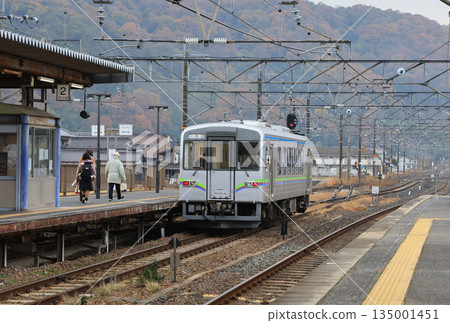 伊巴拉鐵路柴油動車組停靠在清根站 135001451