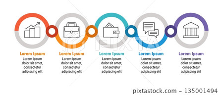 Infographic chart. Graph steps. Information diagram. Business scheme presentation. Project management cycle sequence process. Workflow plan visualization. Timeline arrow. Vector infograph template Infographic chart. Graph steps. Information diagram. Business scheme presentation. Project management cycle sequence process. Workflow plan visualization. Timeline arrow. Vector infograph template 135001494