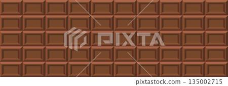 Chocolate bar horizontal background pattern material Chocolate bar horizontal background pattern material 135002715