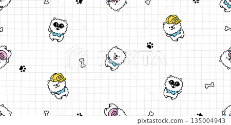 dog seamless pattern Poodle Chow Chows cap hat food bowl cartoon doodle digital pet french bulldog puppy tile background repeat wallpaper gift wrapping paper illustration dog seamless pattern Poodle Chow Chows cap hat food bowl cartoon doodle digital pet french bulldog puppy tile background repeat wallpaper gift wrapping paper illustration 135004943