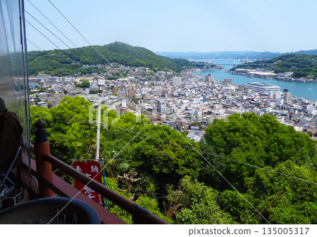 千光寺和尾道（廣島縣尾道市）的風景 135005317