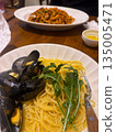 Delicious pasta lunch 135005471